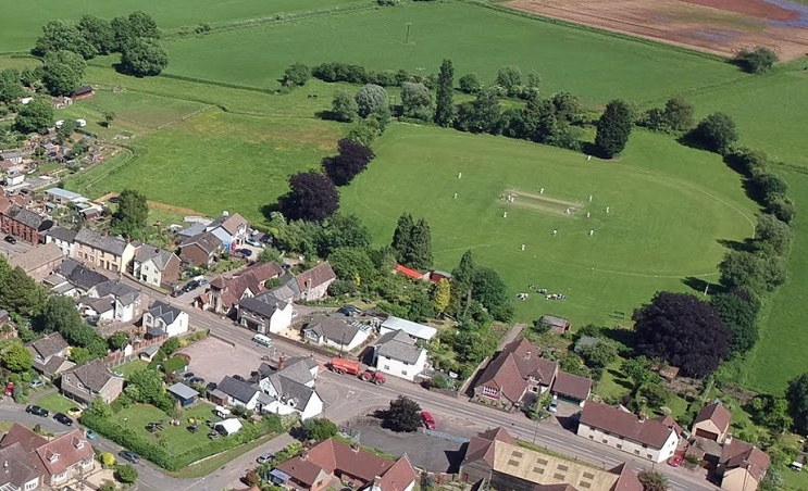 Aylburton Memorial Hall & Playing Field Aerial View